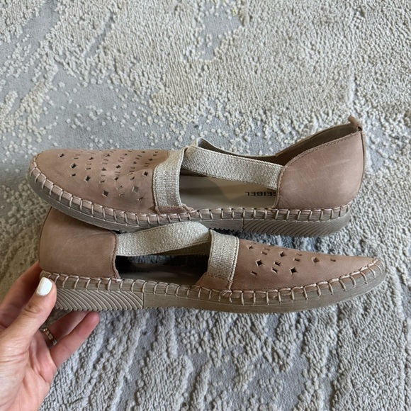 Josef Seibel Sofie 44 Slip On Shoe leather taupe brown flats 40 / 9 / 9.5 - Picture 10 of 14
